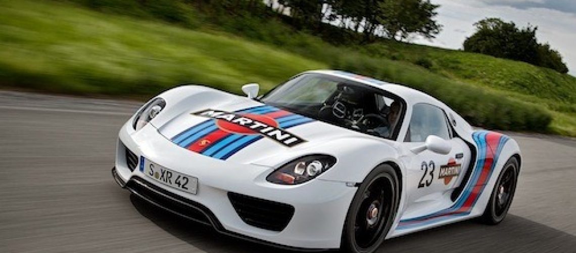The 918 Spyder with Martini livery